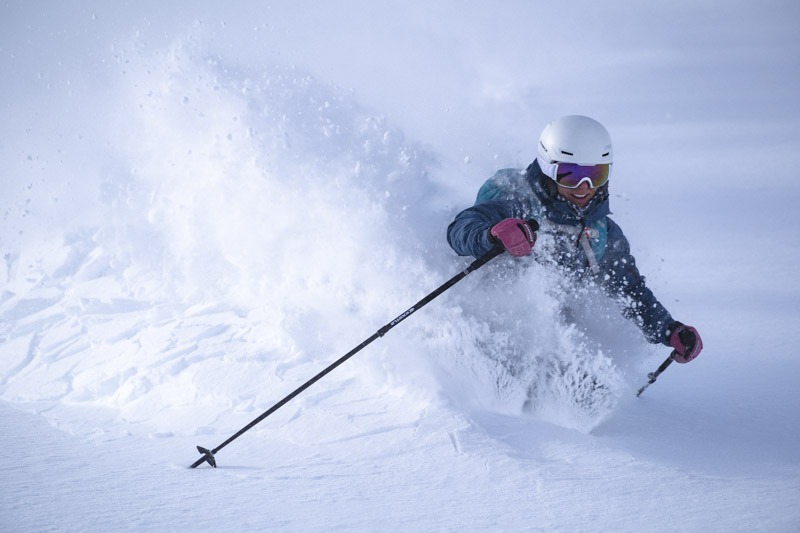 powder department ladies days - freeridecamp für frauen am stubaier gletscher